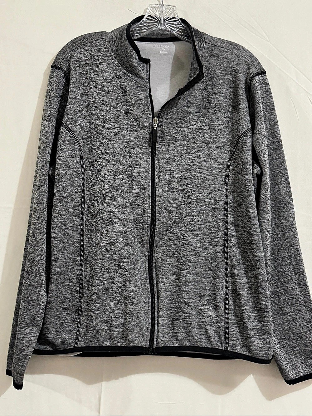 Kim Rogers Men's Gray Zip Jacket XL